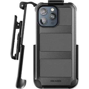 Encased Falcon Armor Designed for iPhone 15 Pro Case with Belt Clip Holster - Ultra Protective Shockproof Cover (Compatible with MagSafe)