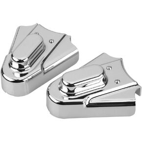 Black Rear Axle Phantom Swingarm Covers for Harley Softail Heritage Springer Night Train Standard Custom 1986-2007