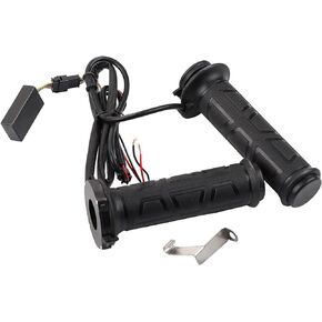 Motorcycle Heated Grips,1 Pair 22mm(7/8") Motorcycle Electric Hot Heating Warm Hand Grips Handlebar