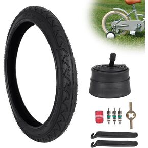 16X1.75 Kids Bike Tire and 16X1.75/2.125 Inner Tube, Rear 16x1.75 Stroller Tire for BOB Revolution SE/Pro/Flex and Duallie, 3-Wheeler Gear Jogging Stroller Models