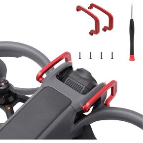 Gimbal Bumper for DJI Avata 2, Aluminum Alloy Gimbal Camera Anti-Collision Protection Guard Bar Accessories for DJI Avata 2 Drone (Black)