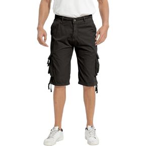 Men's Cargo Shorts Casual Loose Fit Multi-Pocket Outdoor Camo Cargo Short Cotton