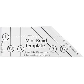 Seams Like A Dream Quilt Designs Mini Braid Template Rulers & Accessories