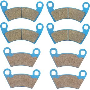 Front & Rear Brake Pads Ceramic for Polaris Ranger XP/RZR/Diesel/EV, Replace for 1910514 2202413 2202097 1911228 1912508 2205949, 4 sets Front and Rear Brake Pads