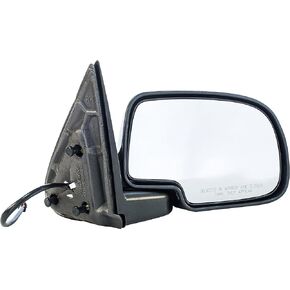 Dependable Direct Left Side Heated Power Operated Mirror Compatible With 00-05 Chevy Suburban, Tahoe, Yukon - Parts Link # GM1320247
