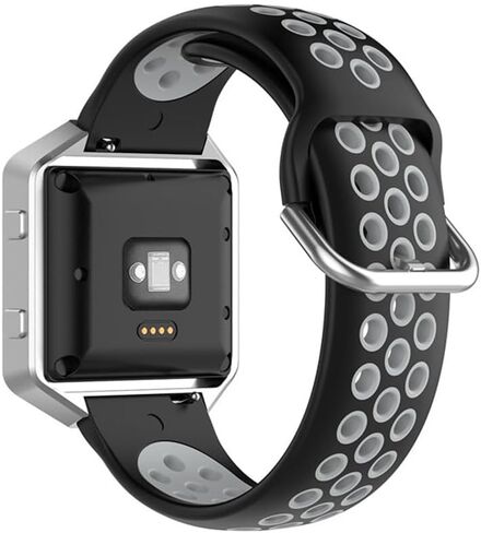 أحزمة سيليكون متوافقة مع سوار Fitbit Versa 2، أساور معصم بديلة رياضية ناعمة قابلة للتنفس لساعة Fitbit Versa 2 / Fitbit Versa/Versa Lite/Versa SE للنساء والرجال in Kuwait