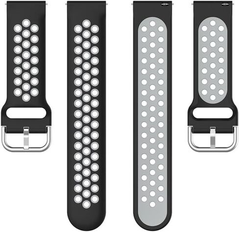 أحزمة سيليكون متوافقة مع سوار Fitbit Versa 2، أساور معصم بديلة رياضية ناعمة قابلة للتنفس لساعة Fitbit Versa 2 / Fitbit Versa/Versa Lite/Versa SE للنساء والرجال in Kuwait