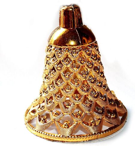 أجراس بلاستيكية لديكور المنزل الحلي ديكور عيد الميلاد جرس معلق للحرف اليدوية 2.5 بوصة (25) in Kuwait
