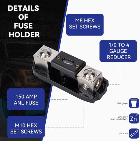 Fuse and Relay Box 12V Pre-Wired Fuse Block with 4 Relays and 12 Way ATC/ATO Fuses Sealed with Relay Panel for Universal Vehicles Car Marine Boat by Safego in Saudi Arabia