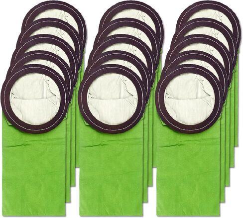 15 حزمة من أكياس المكنسة الكهربائية ذات الفلتر الصغير 100331 المتوافقة مع نماذج ProTeam Coachvac MegaVac وSuper CoachVac، وأكياس فلتر بديلة لمكنسة الظهر ProTeam سعة 10 لتر، وياقة دائرية مفتوحة in Kuwait