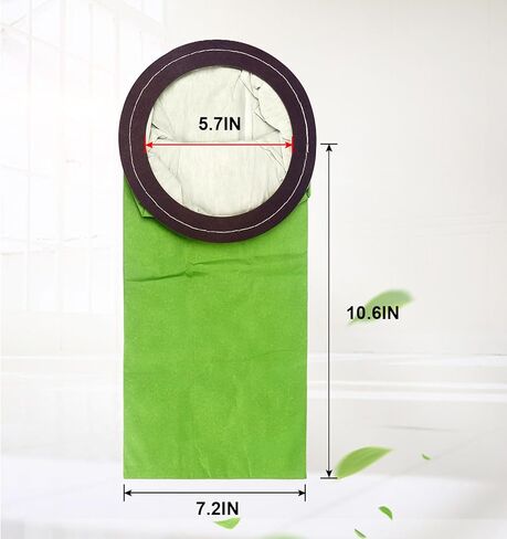 15 حزمة من أكياس المكنسة الكهربائية ذات الفلتر الصغير 100331 المتوافقة مع نماذج ProTeam Coachvac MegaVac وSuper CoachVac، وأكياس فلتر بديلة لمكنسة الظهر ProTeam سعة 10 لتر، وياقة دائرية مفتوحة in Kuwait