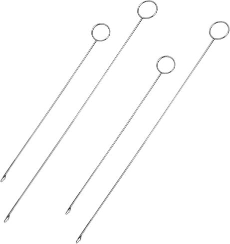 Loop Turner Sewing Tool, 4 Pieces Sewing Loop Turner Hook, Needle Hook, Crochet Sewing Supplies,Sewing Concepts, Tongue Crochet Tools,Needle Hooks with Latch for Fabric Tube(6.89 Inch, 10.4 Inch) in Saudi Arabia