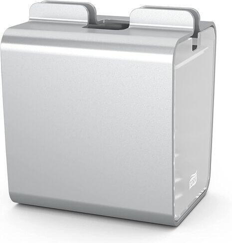Tork Napkins Dispenser Image Xpressnap Tabletop حامل مناديل ألومنيوم للاستخدام اليومي يحمل ما يصل إلى 150 منديلًا ثنائي الطبقات مقاس 8.23x7.1x5.91 بوصة (ارتفاع × عرض × عمق) in Saudi Arabia