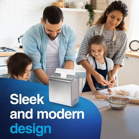 Tork Napkins Dispenser Image Xpressnap Tabletop حامل مناديل ألومنيوم للاستخدام اليومي يحمل ما يصل إلى 150 منديلًا ثنائي الطبقات مقاس 8.23x7.1x5.91 بوصة (ارتفاع × عرض × عمق) in Saudi Arabia