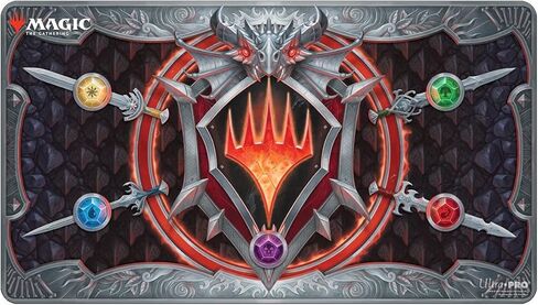 Adventures in The Forgotten Realms White Stitched Playmat - for Magic: The Gathering in Saudi Arabia
