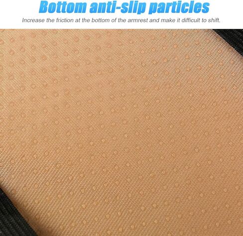 AUKEPO Car Center Console Pad, Soft Fluffy Armrest Box Pad Universal for Car Consoles Seat Box Protector, Auto Armrest Cover Car Interior Accessories for Most Vehicle, SUV, Truck, Car (Beige) in Saudi Arabia