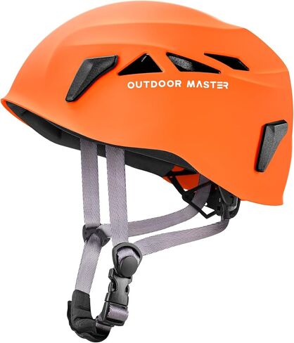OutdoorMaster Climbing Helmet Rock Rescue Helmet Adjustable Lightweight Mountaineering Hiking Caving Helmet Adults Work Safety Helmet in Saudi Arabia