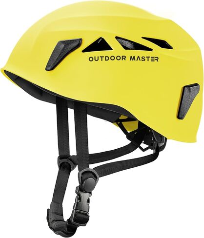 OutdoorMaster Climbing Helmet Rock Rescue Helmet Adjustable Lightweight Mountaineering Hiking Caving Helmet Adults Work Safety Helmet in Saudi Arabia