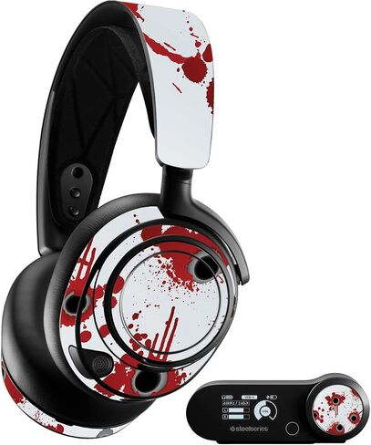 MightySkins Skin Compatible with SteelSeries Arctis Nova Pro - Bullet Holes | Protective, Durable, and Unique Vinyl Decal wrap Cover | Easy to Apply, Remove, and Change Styles | Made in The USA in Saudi Arabia