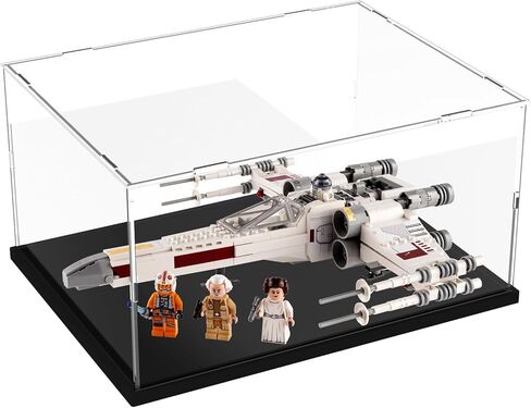 Acrylic Display Case Large Display Box for Collectibles Showcase Assemble Lego Display Case Countertop Dustproof Home Toys Figures Storage Acrylic Boxes for Display (19.68x15.74x11.8 inch) in Kuwait