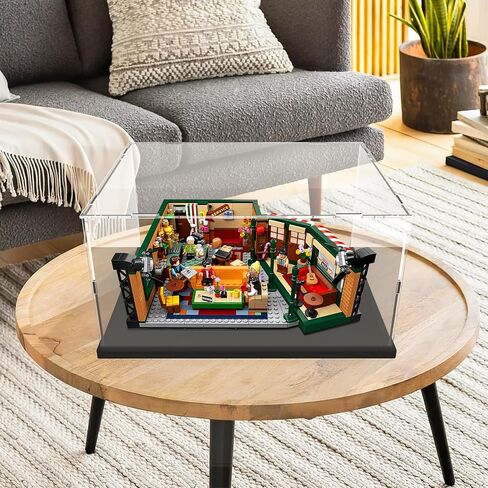 Acrylic Display Case Large Display Box for Collectibles Showcase Assemble Lego Display Case Countertop Dustproof Home Toys Figures Storage Acrylic Boxes for Display (19.68x15.74x11.8 inch) in Kuwait