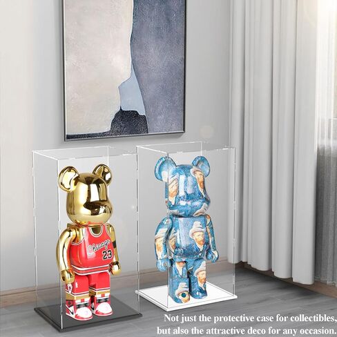 Acrylic Display Case Large Display Box for Collectibles Showcase Assemble Lego Display Case Countertop Dustproof Home Toys Figures Storage Acrylic Boxes for Display (19.68x15.74x11.8 inch) in Kuwait