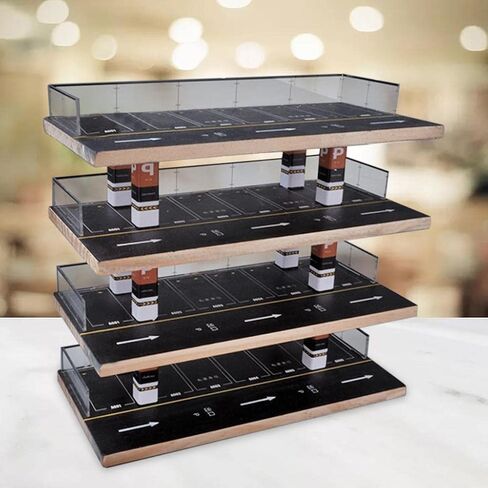1/64 Parking Lot Scene Display Case 1:64 Scale Diecast Vehicle Model Display Case Desktop Decor, Simulation Parking Lot Display Case Desktop Decor in Saudi Arabia