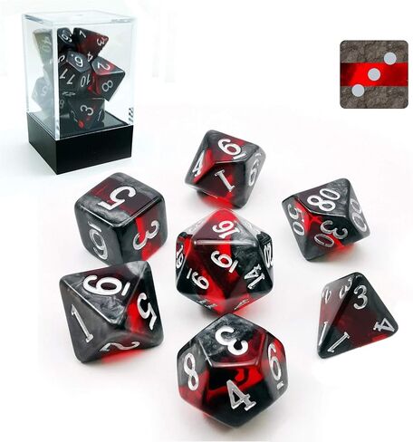 Bescon Mineral Rocks GEM Vines 6 Sides 16MM Dice Set 20 Pack, 5/8" D6 Mineral Rock Dice Set in Assorted Colors in Saudi Arabia