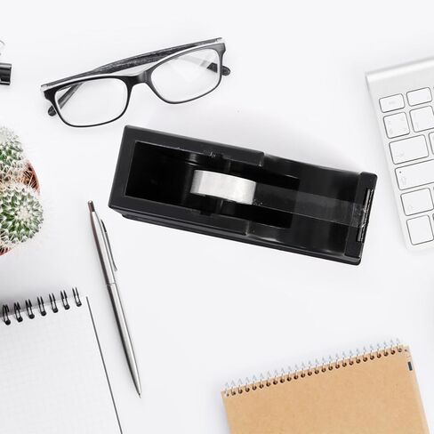 Suwimut 3 عبوات من حامل موزع الأشرطة المكتبية مع 1 بوصة أساسية و3 بوصة، موزع لفة شريط مرجح غير قابل للانزلاق وموزعات أشرطة مكتبية للمكتب والمنزل والمدرسة (الشريط غير متضمن) in Kuwait