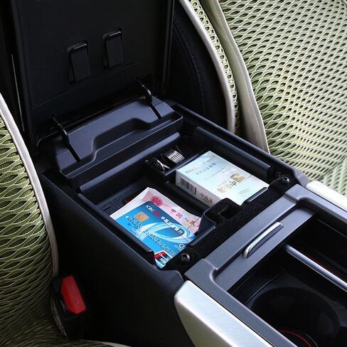 Central Armrest Storage Box Car Organizer Container Tray accessories fit for Land Range Rover Evoque 2014-2016 in Kuwait