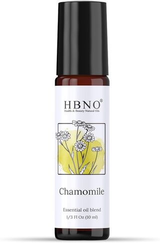 زيت البابونج العطري من HBNO - 1/3 أونصة (10 مل) حجم مناسب للسفر - البابونج وMCT - مثالي للسفر والعلاج العطري والتدليك والعطور والمرطب. in Kuwait