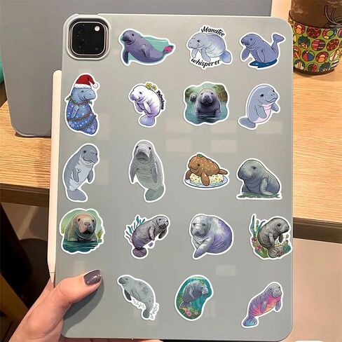 50Pcs Cartoon Golden Retriever Stickers Graffiti Stickers Vinyl Art Decoration Cute Animal Decals Kids Reward Stickers Toy DIY Stickers for Skateboard Luggage Water Cup Phone Case Laptop (Dog), White in Saudi Arabia