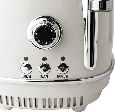 HADEN 12 Cup Programmable Coffee Maker with Brew Strength Control and Heritage Stainless Steel Bread Toaster 2 Slice Wide Slot, White in Saudi Arabia