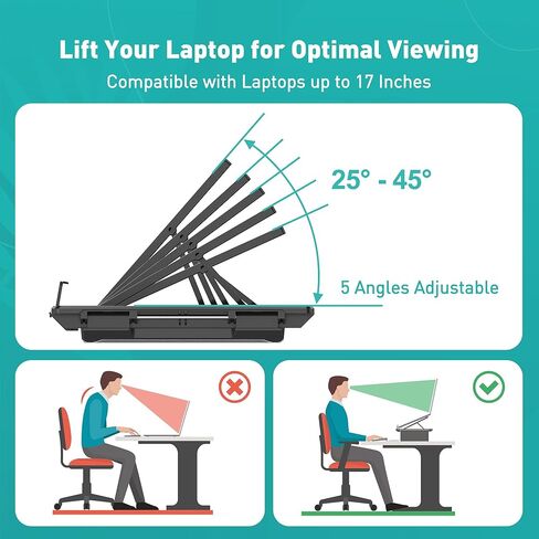 حامل شاشة كمبيوتر مزدوج مع حامل هاتف درج، حامل شاشة كمبيوتر قابل للطي وقابل للتعديل للمكتب وأجهزة الكمبيوتر المحمولة والأجهزة اللوحية والطابعات وشاشة التلفزيون وتخزين لوحة المفاتيح وأفكار الهدايا - أبيض in Kuwait
