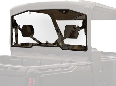 Defender Rear Windshield,A & UTV PRO Heavy Duty Scratch Resistant Full Back Window Panel Compatible with 2016-2023 Can Am Defender HD 5 / HD 8 / HD 9 / HD 10 / MAX | Clear Tough Polycarbonate in Saudi Arabia
