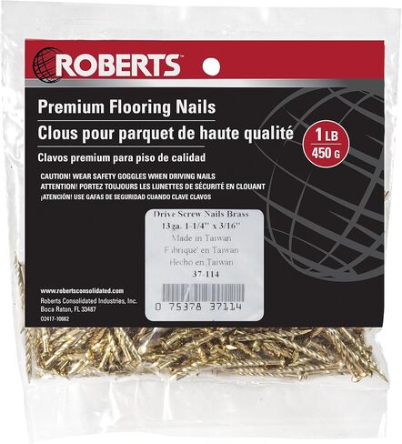 ROBERTS 37-114 Brass Screw Nails in Kuwait