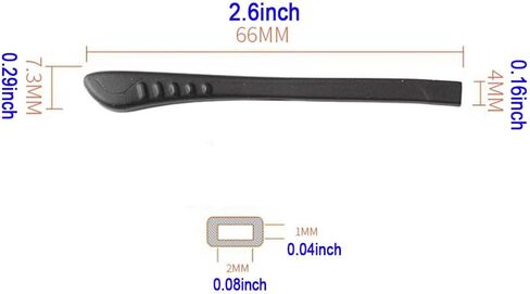 Child Eyeglass End Tips Ear Sock Pieces Silicone Eyewear Anti-Slip Comfort Replacement Tips Metal Eyeglass Legs in Saudi Arabia