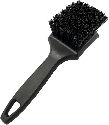 Ziciner Car Wash Brush, No Scratch Wheel & Tire Brush for Car Rim, Short Handled Stiff Bristle Tire Cleaner for Car Detailing, Auto Cleaning Brush for Car Interior & Exterior (Black) in Saudi Arabia
