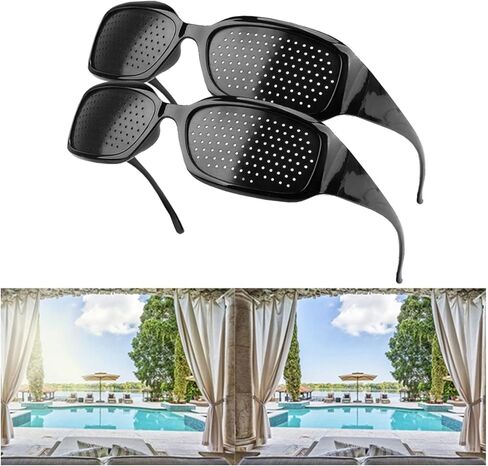 مجموعة من نظارتين للجنسين مضادة لقصر النظر والاستجماتيزم للرجال والنساء لتحسين الرؤية وتصحيح الحول نظارات التعب (أسود-Y9-D2) in Kuwait