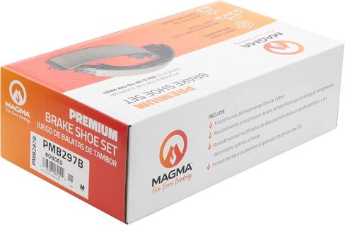 MAGMA Premium PMB297B Bonded Brake Shoes, Front in Saudi Arabia