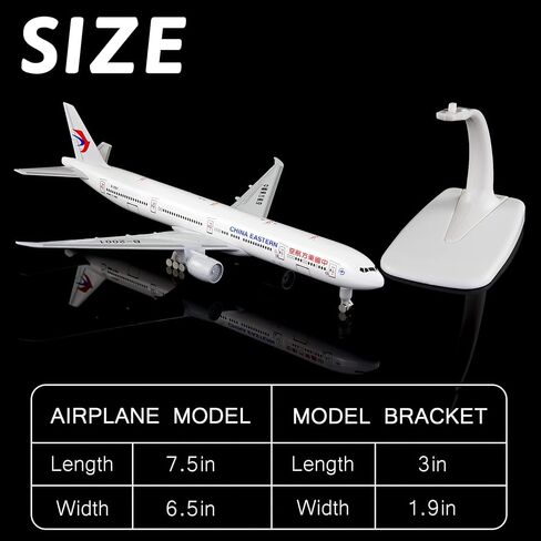 Busyflies 1:300 مقياس الخطوط الجوية الشرقية بوينغ 777 نماذج طائرة سبيكة دييكاست نموذج طائرة in Kuwait