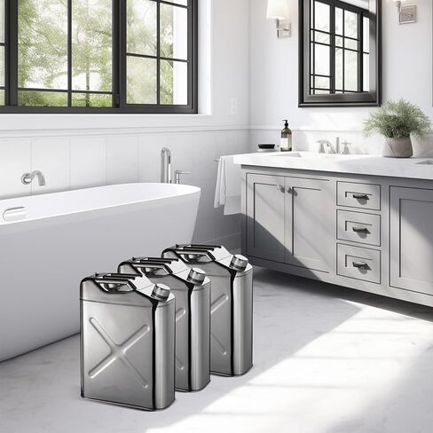 حاوية مياه للتخييم سعة 5 جالون إبريق ماء الفولاذ المقاوم للصدأ خزان مياه محمول متين للتنزه في الهواء الطلق ومستلزمات النزهة والتخييم in Kuwait