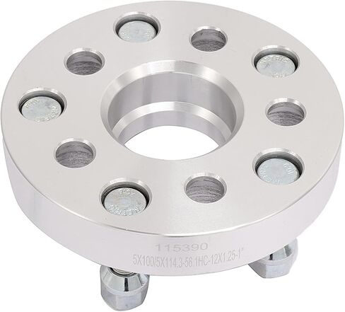 ECCPP 4x 25mm (1") Hubcentric Wheel Adapters 5 lug 5x100 to 5x114.3 56.1 CB Fits for 1990-2014 for Subaru Legacy 2000-2014 for Subaru Outback in Saudi Arabia