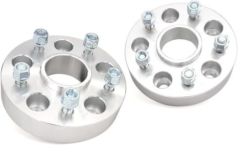 Rough Country 2" Wheel Spacers for 18-22 Jeep Wrangler JL/Gladiator JT - 10085,Silver in Saudi Arabia