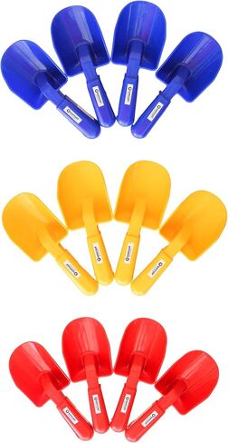 Spielstabil 3 Pack - Small Sand Scoops 3 - Includes Red, Blue and Yellow Beach Toy Shovel - Made in Germany… in Kuwait