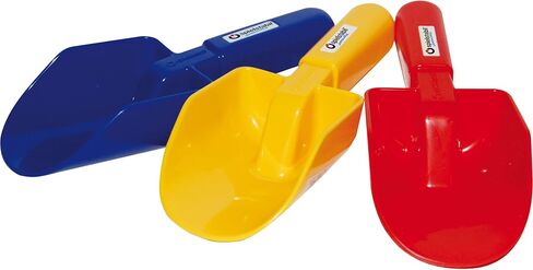 Spielstabil 3 Pack - Small Sand Scoops 3 - Includes Red, Blue and Yellow Beach Toy Shovel - Made in Germany… in Kuwait