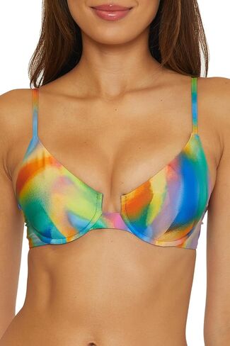 BECCA Women's Paper Mache Underwire Bikini Top, Adjustable, Swimwear Separates in Saudi Arabia