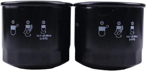 مرشحات زيت Chamixx 2X 15200-003-0000 15200-F39-0000 503-01156 متوافقة مع Hisun UTVs ATVs 250 400 450 500 المحرك وMassimo Cub Cadet Challenger Bennche Axis Colemen in Saudi Arabia
