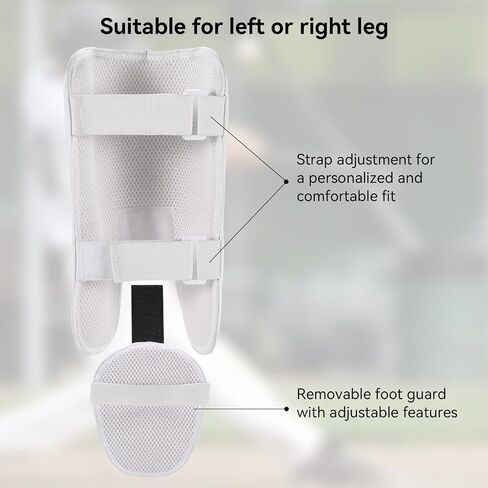 Batter’s Baseball Leg Guard with Adjustable Straps - for Youth and Adult in Saudi Arabia