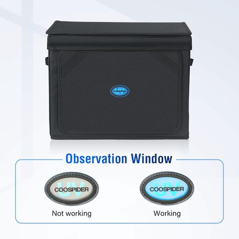 UV Light for Resin Curing High Efficiency 365nm UV Resin Kit for 3D Printer Large Size Sturdy Iron Frame Visual Window Even Curing LCD SLA DLP Compatible (Resin Curing Bag) in Saudi Arabia